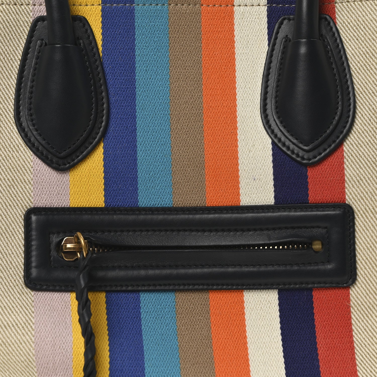 Celine Cotton Canvas Medium Phantom Luggage Multicolor 7 of 9