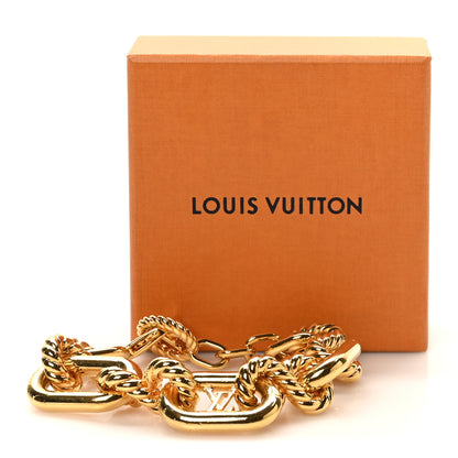 Louis Vuitton Chain Nautical Bracelet Gold 7 of 9