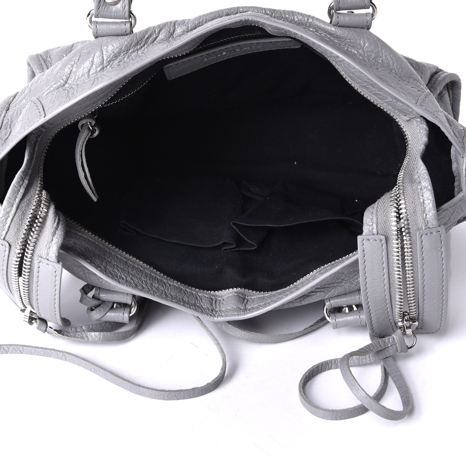 Balenciaga Agneau Classic Silver Hardware S City Gris Haussmannien 4 of 5