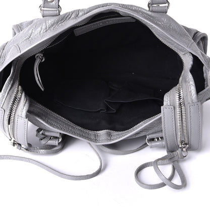 Balenciaga Agneau Classic Silver Hardware S City Gris Haussmannien 4 of 5