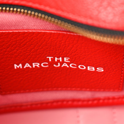 Marc Jacobs Grained Calfskin Small The Tote Bag Red 6 of 11