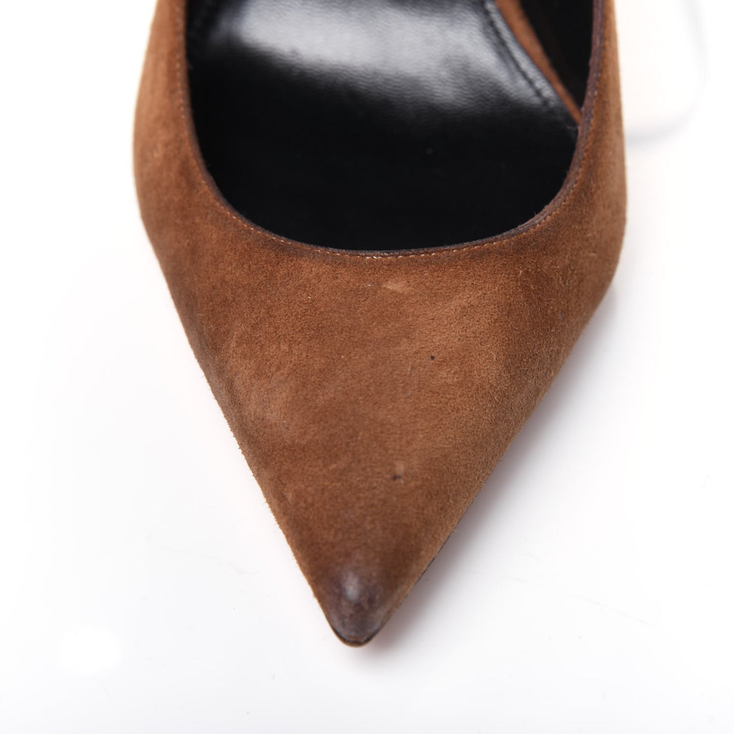Suede Majorelle 105 Pumps 35.5 Moro Coffee