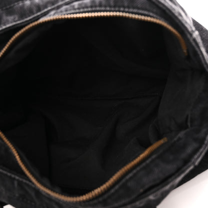 Balenciaga Washed Denim Classic Hardware Small Le City Black 5 of 10