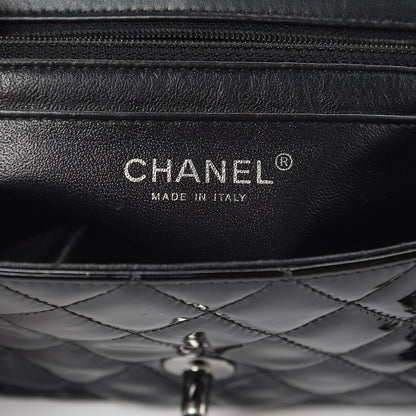 Chanel Patent Calfskin Quilted Mini Rectangular Flap Black 6 of 11