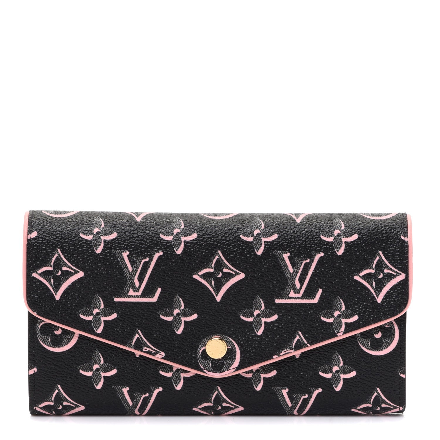 Louis Vuitton Monogram Fall For You Sarah Wallet Black 1 of 7
