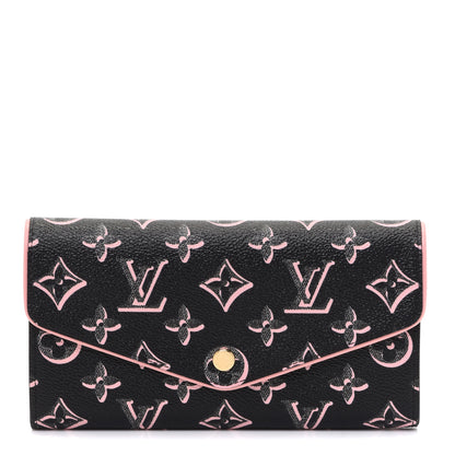 Louis Vuitton Monogram Fall For You Sarah Wallet Black 1 of 7