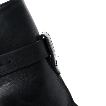 Saint Laurent Calfskin Mens Ankle Boots 46 Black 14 of 17
