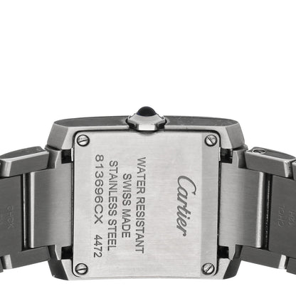 Cartier Stainless Steel 21mm Tank Francaise Quartz Watch Silver 4 of 5