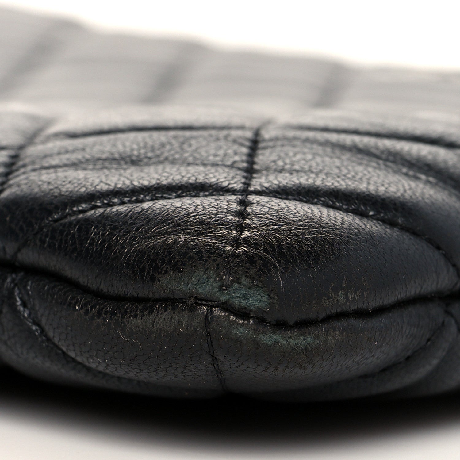 Chanel Lambskin Quilted Large Cosmetic Case Black 10 of 11
