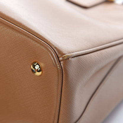 Prada Saffiano Lux Medium Tote Caramel 12 of 13