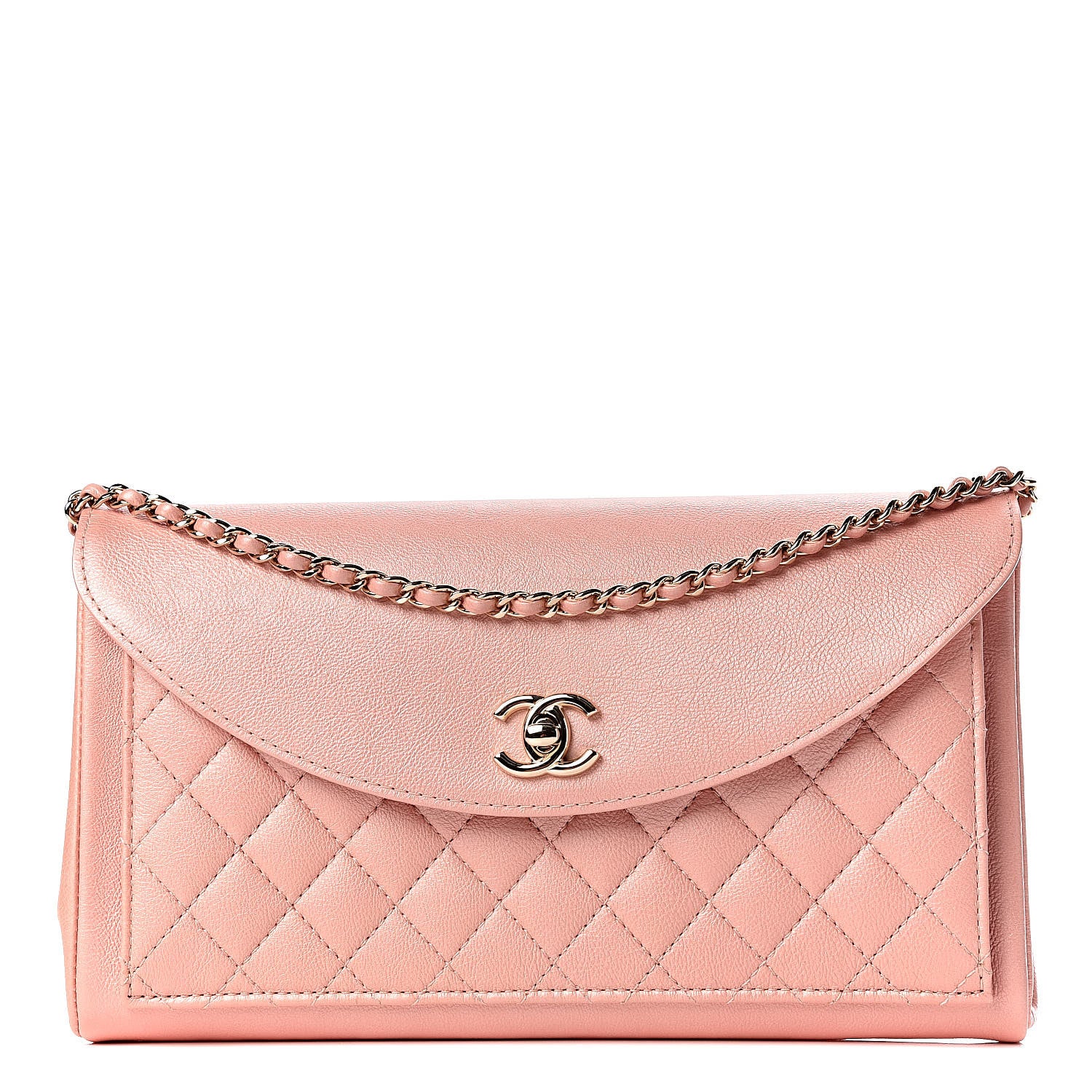 Chanel Iridescent Calfskin Smart Pocket Flap Bag Pink 1 of 10
