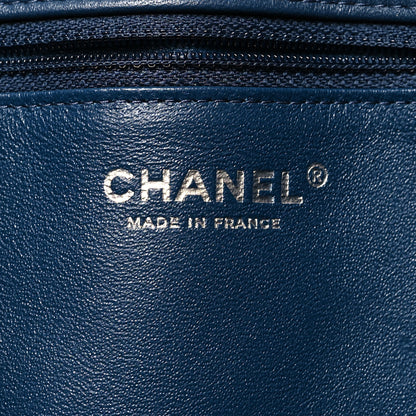 Chanel Caviar Quilted Flap Clutch Navy 6 of 11