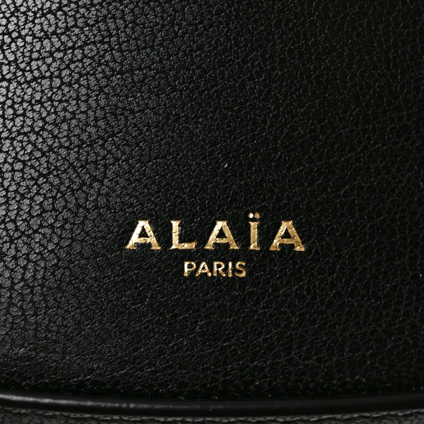 Goatskin Hip East West Shoulder Bag Black