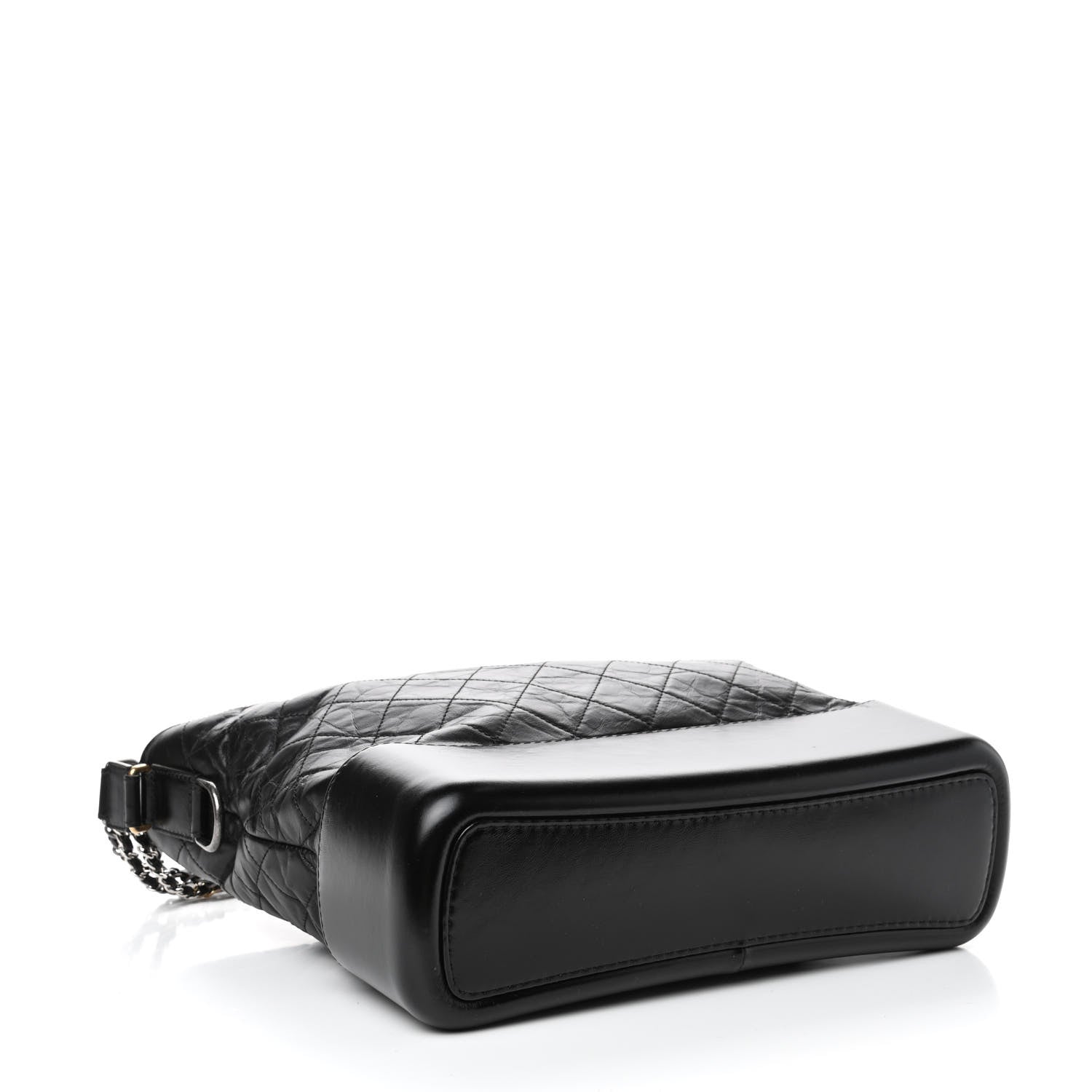 Chanel Aged Calfskin Quilted Large Gabrielle Hobo Black 3 of 4