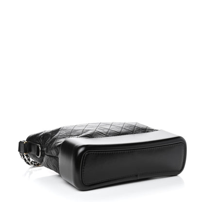 Chanel Aged Calfskin Quilted Large Gabrielle Hobo Black 3 of 4