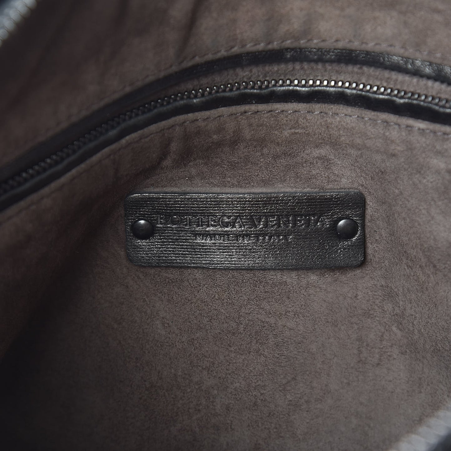 Metallic Nappa Intrecciato Nodini Crossbody Messenger Bronze