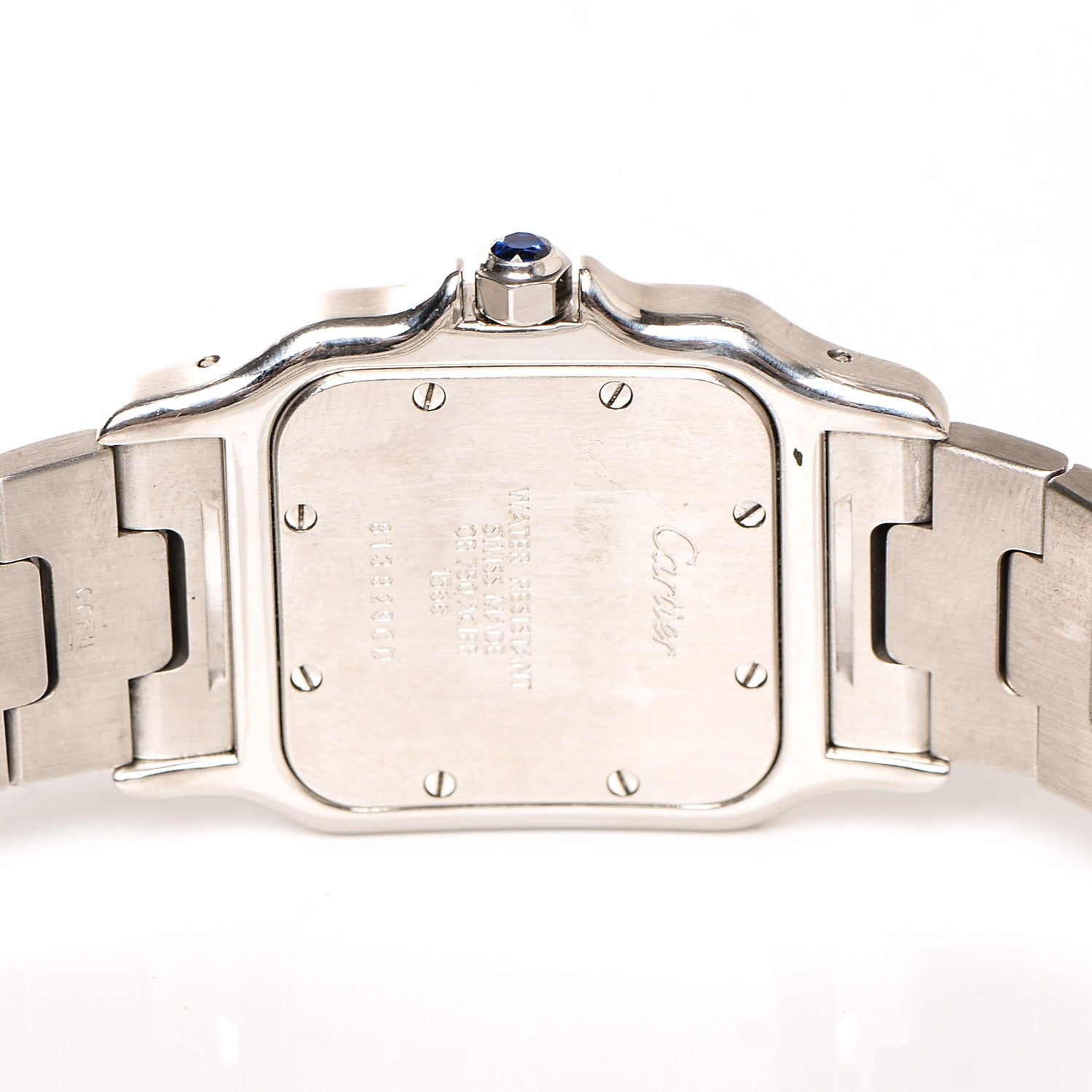 Cartier Stainless Steel 18K Yellow Gold 29mm Santos De Galbee Quartz Watch 5 of 10