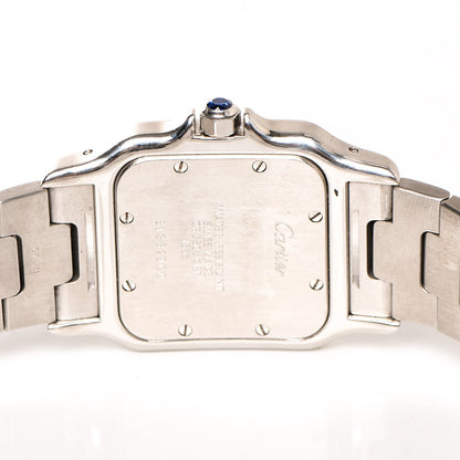 Cartier Stainless Steel 18K Yellow Gold 29mm Santos De Galbee Quartz Watch 5 of 10