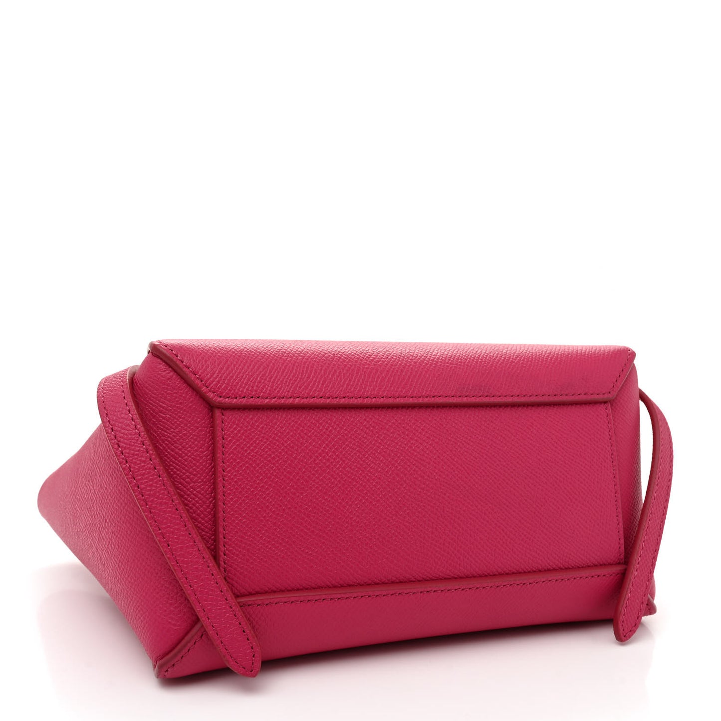 Grained Calfskin Nano Belt Bag Raspberry