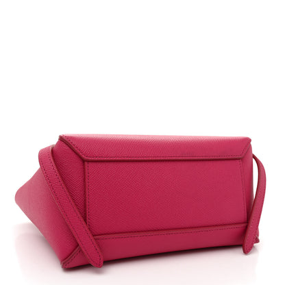 Celine Grained Calfskin Nano Belt Bag Raspberry 4 of 12