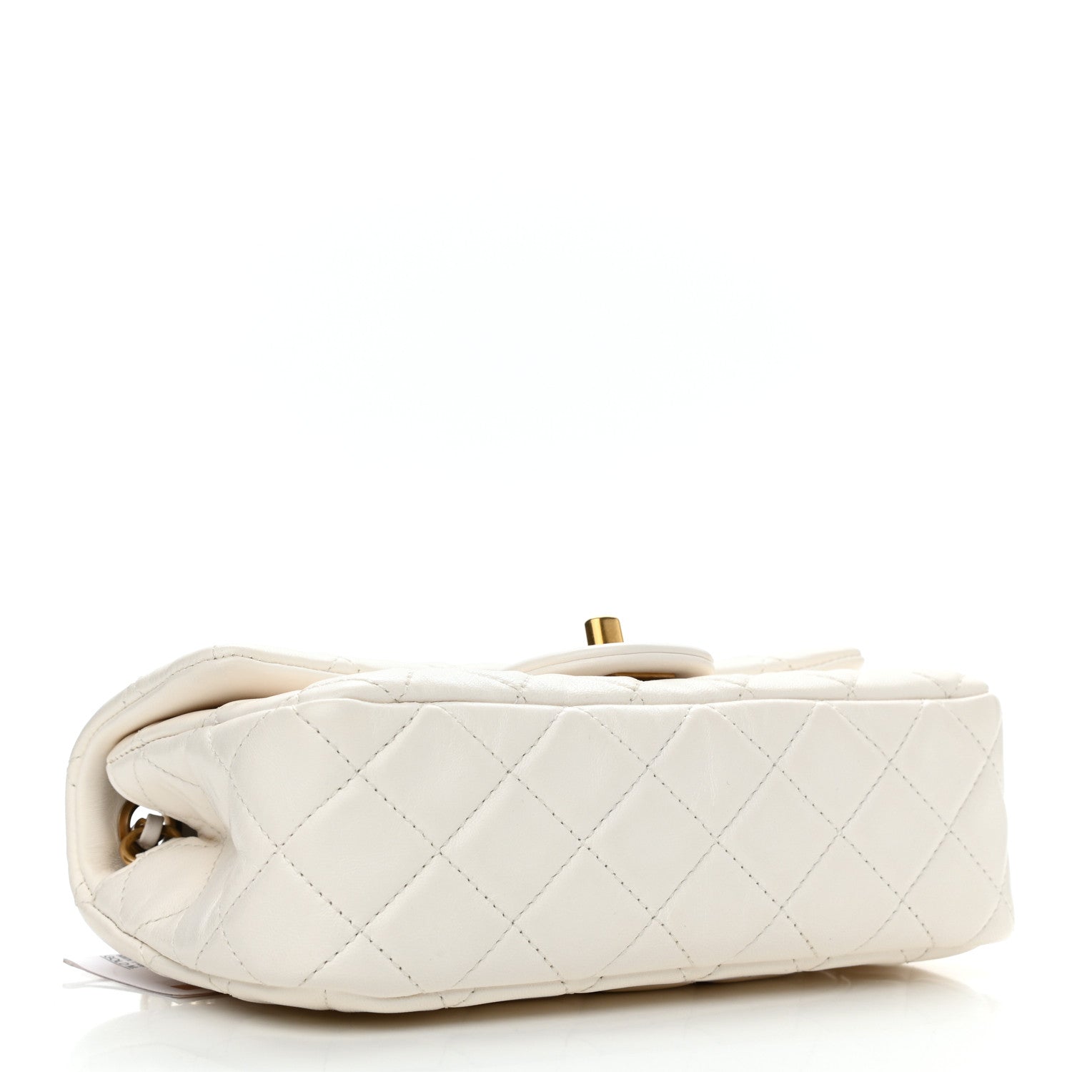 Chanel Lambskin Quilted Mini Rectangular Pearl Crush Flap White 4 of 11