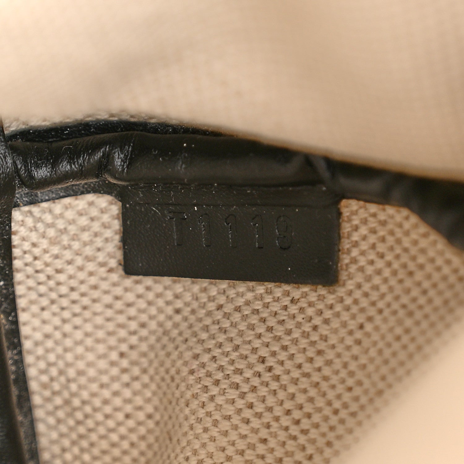 Moynat Grained Calfskin Canvas 1920 Oh! Tote Ruban MM Carbon Bronze 7 of 10