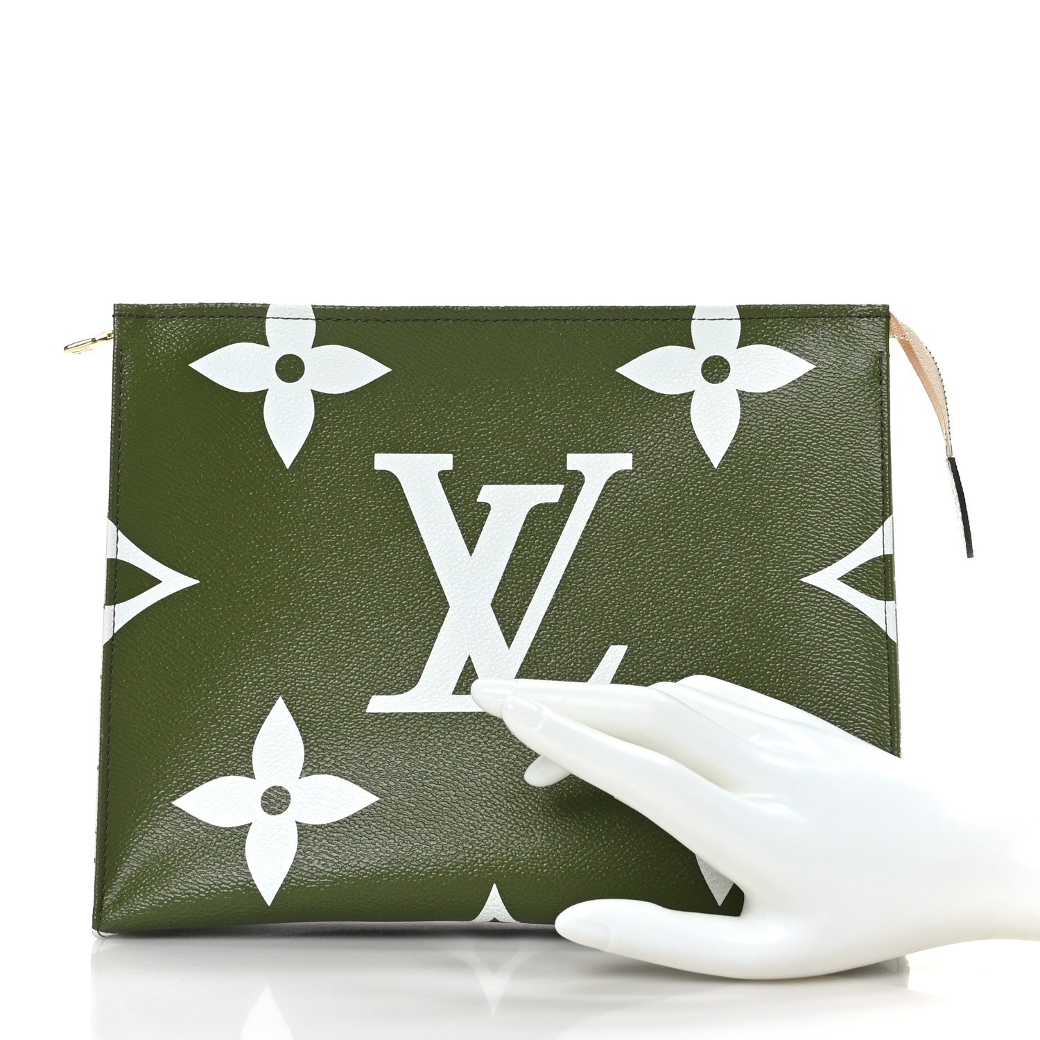 Louis Vuitton Monogram Giant Toiletry Pouch 26 Kaki 2 of 8