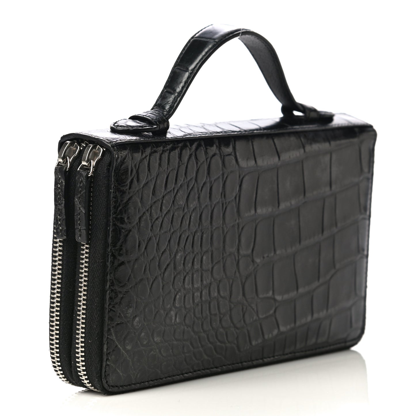 Crocodile Travel Document Case Black