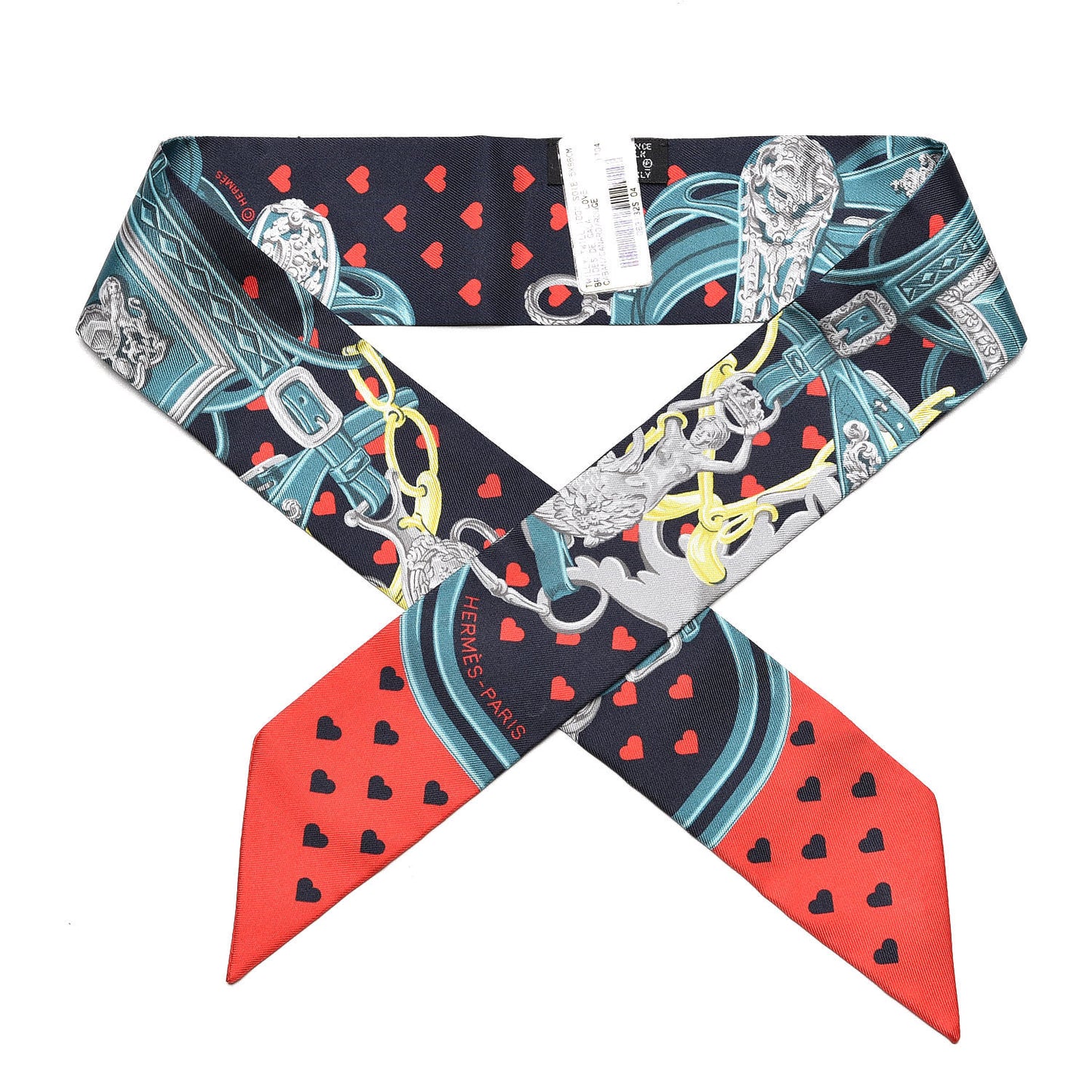 Silk Brides de Gala Love Twilly Caban Canard Rouge