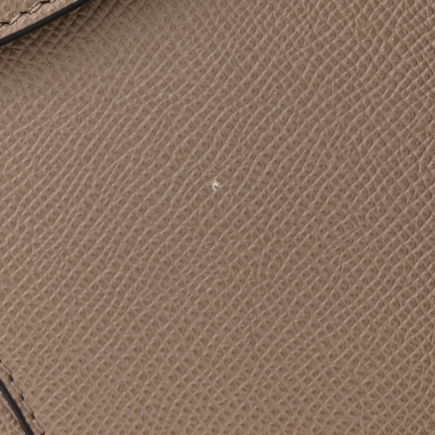 Grained Calfskin Saddle Bag Warm Taupe