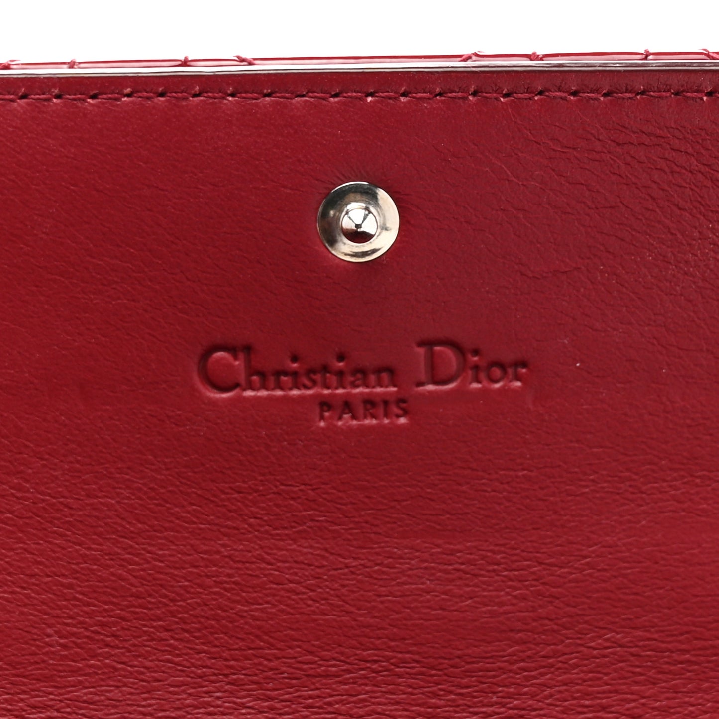 Patent Cannage Lady Dior Rendezvous Wallet On Chain
