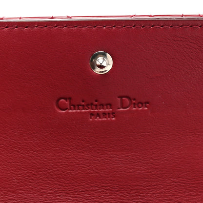 Christian Dior Patent Cannage Lady Dior Rendezvous Wallet On Chain 6 of 6