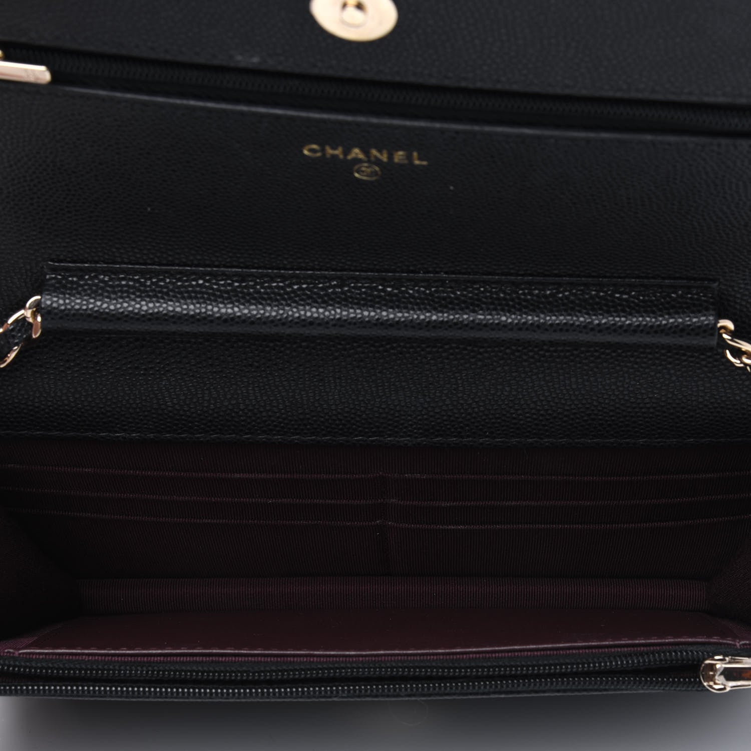 Chanel Caviar Quilted Wallet On Chain WOC Black 3 of 3