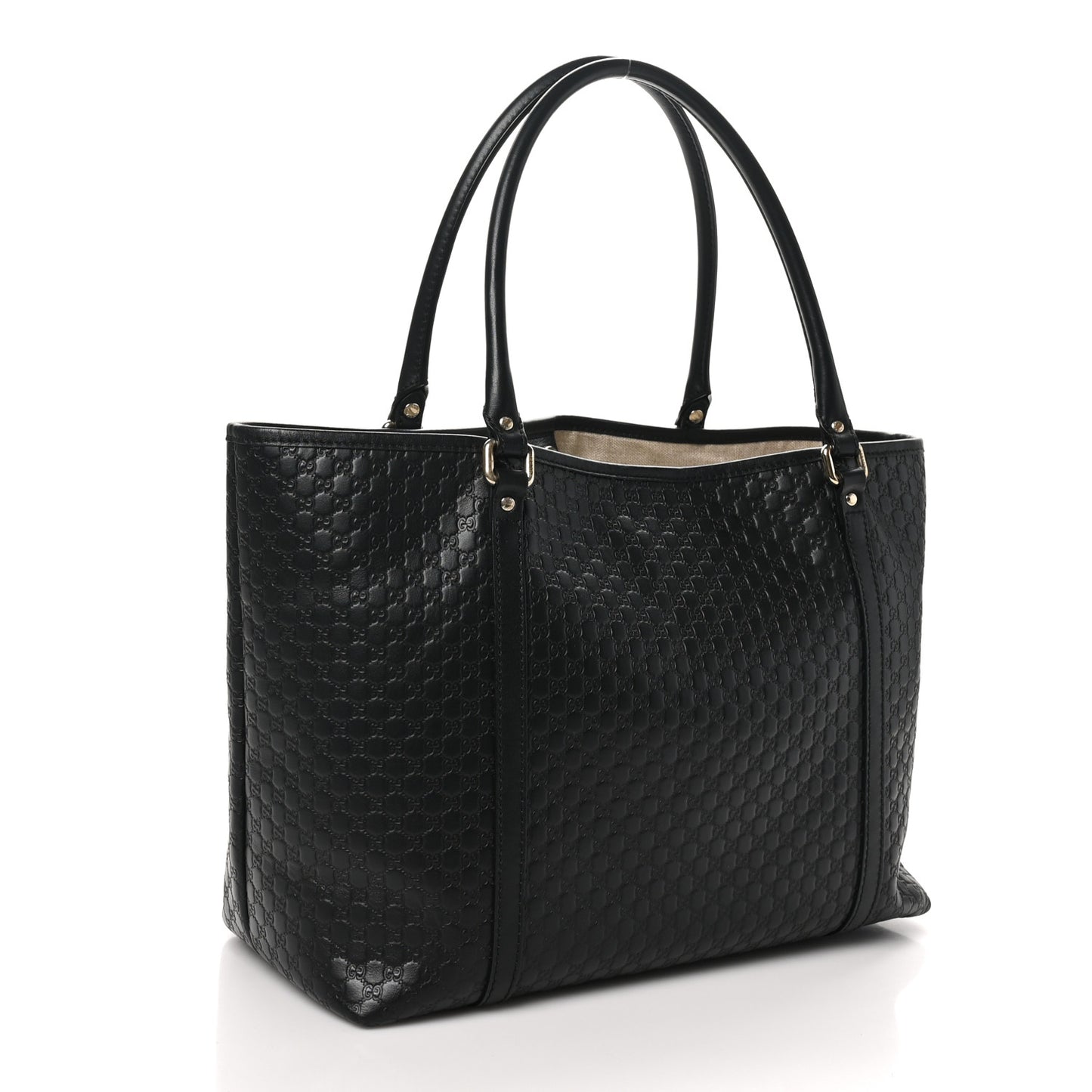 Microguccissima Medium Joy Tote Black