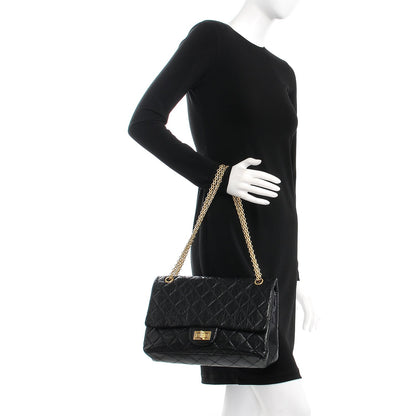 Chanel Aged Calfskin Quilted 2.55 Reissue 227 Flap Black 3 of 12