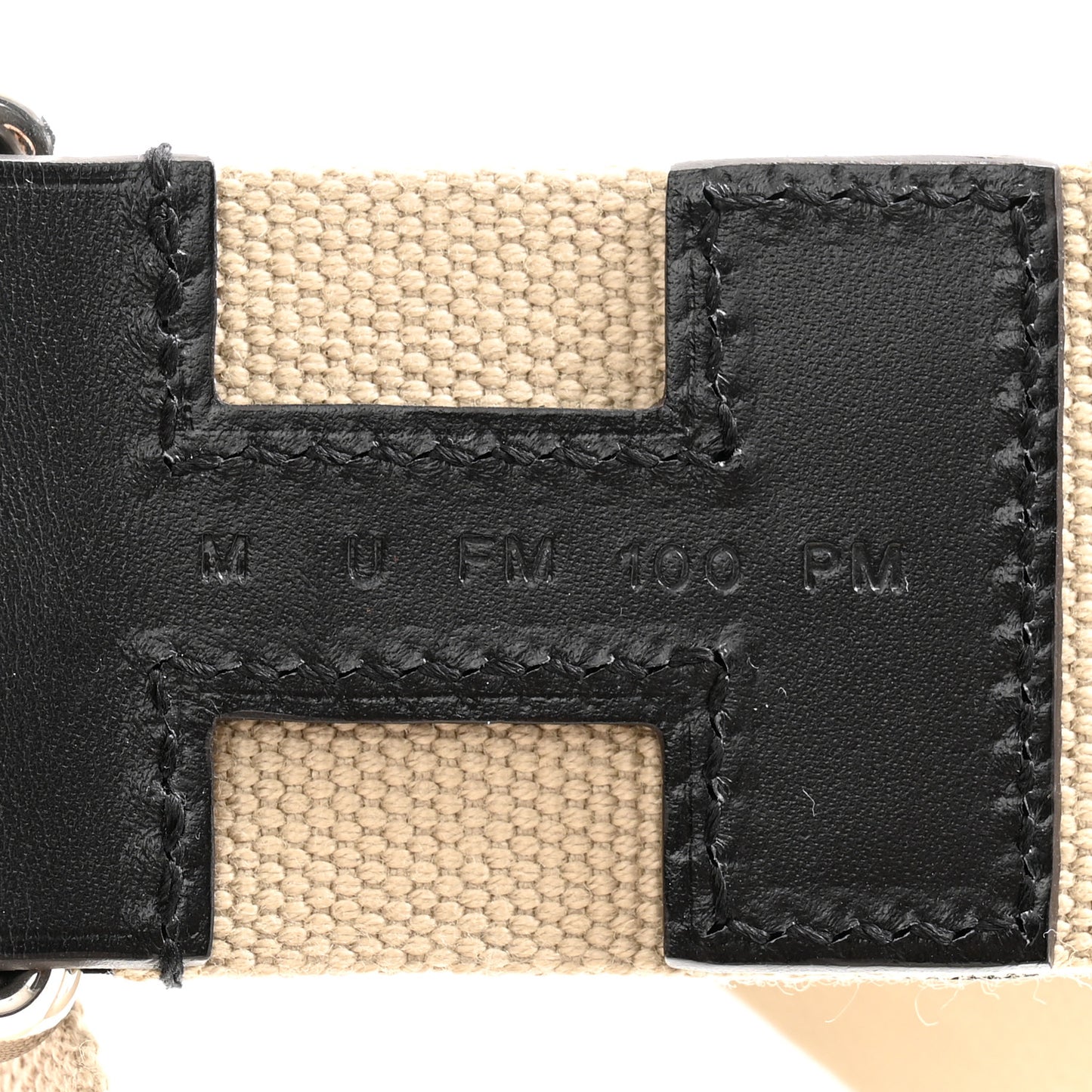 Vache Hunter Sangle Nomade 40 Belt M Black Beige