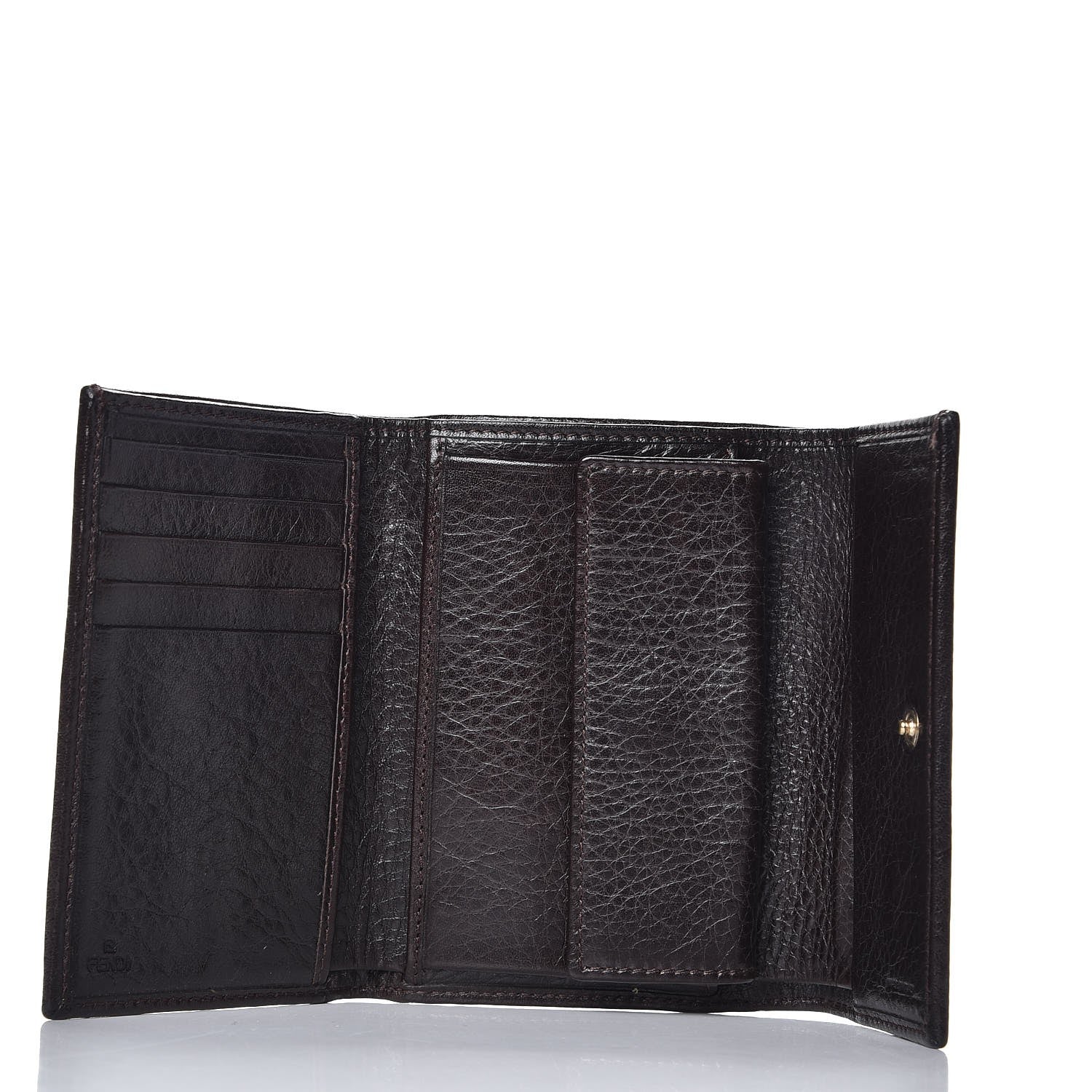 Fendi Zucca Flap Wallet Tobacco 5 of 8