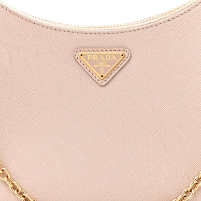 Prada Saffiano Re-Edition 2005 Shoulder Bag Cammeo Beige 9 of 12