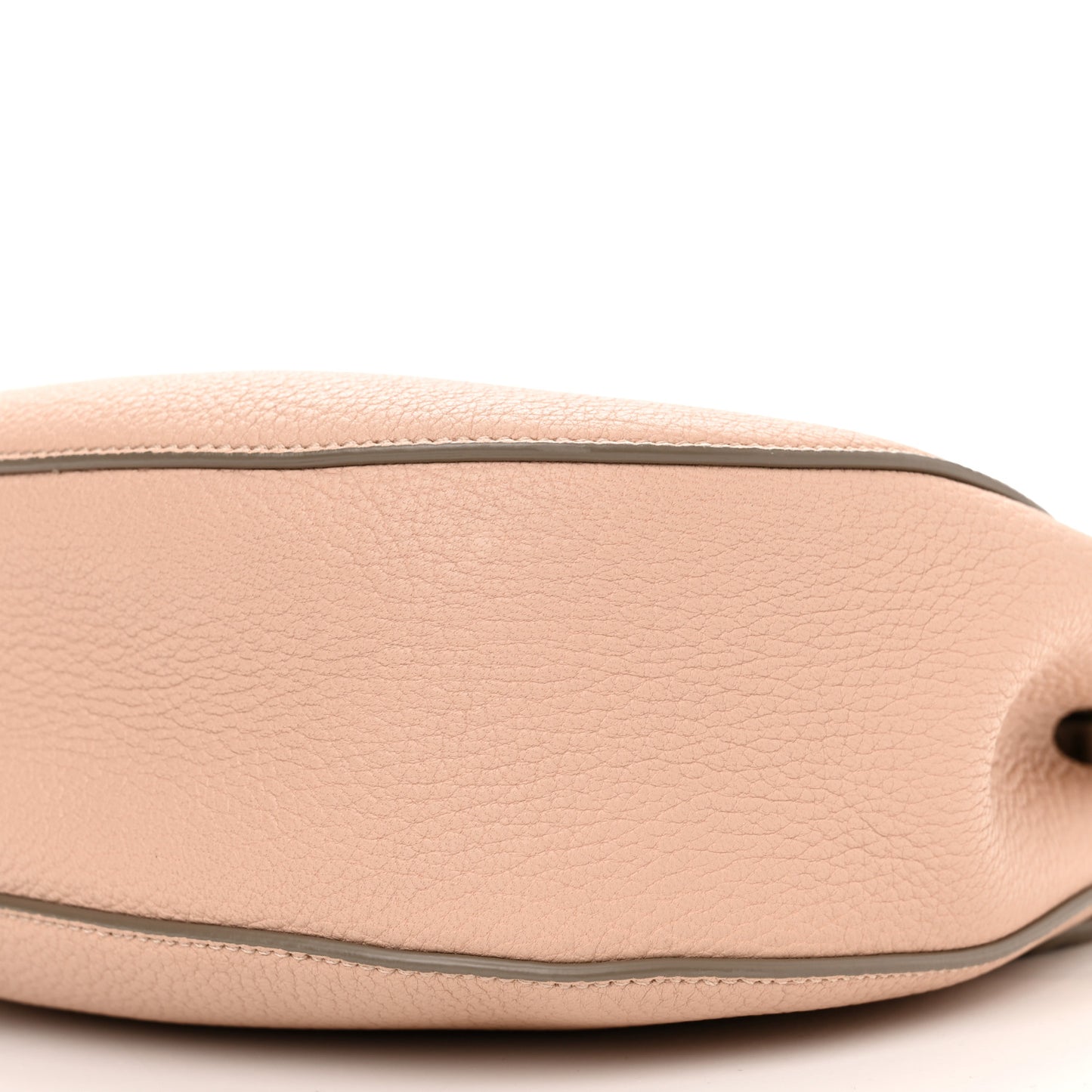 Grained Lambskin Drew Shoulder Bag Cement Pink