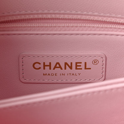 Chanel Caviar Quilted Mini Coco Handle Flap Light Pink 6 of 11