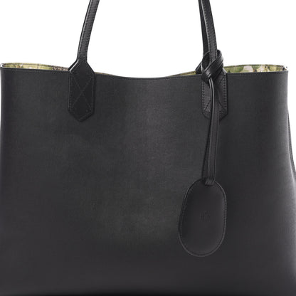 Gucci GG Supreme Monogram Blooms Medium Reversible Tote Beige New Military Black 17 of 17