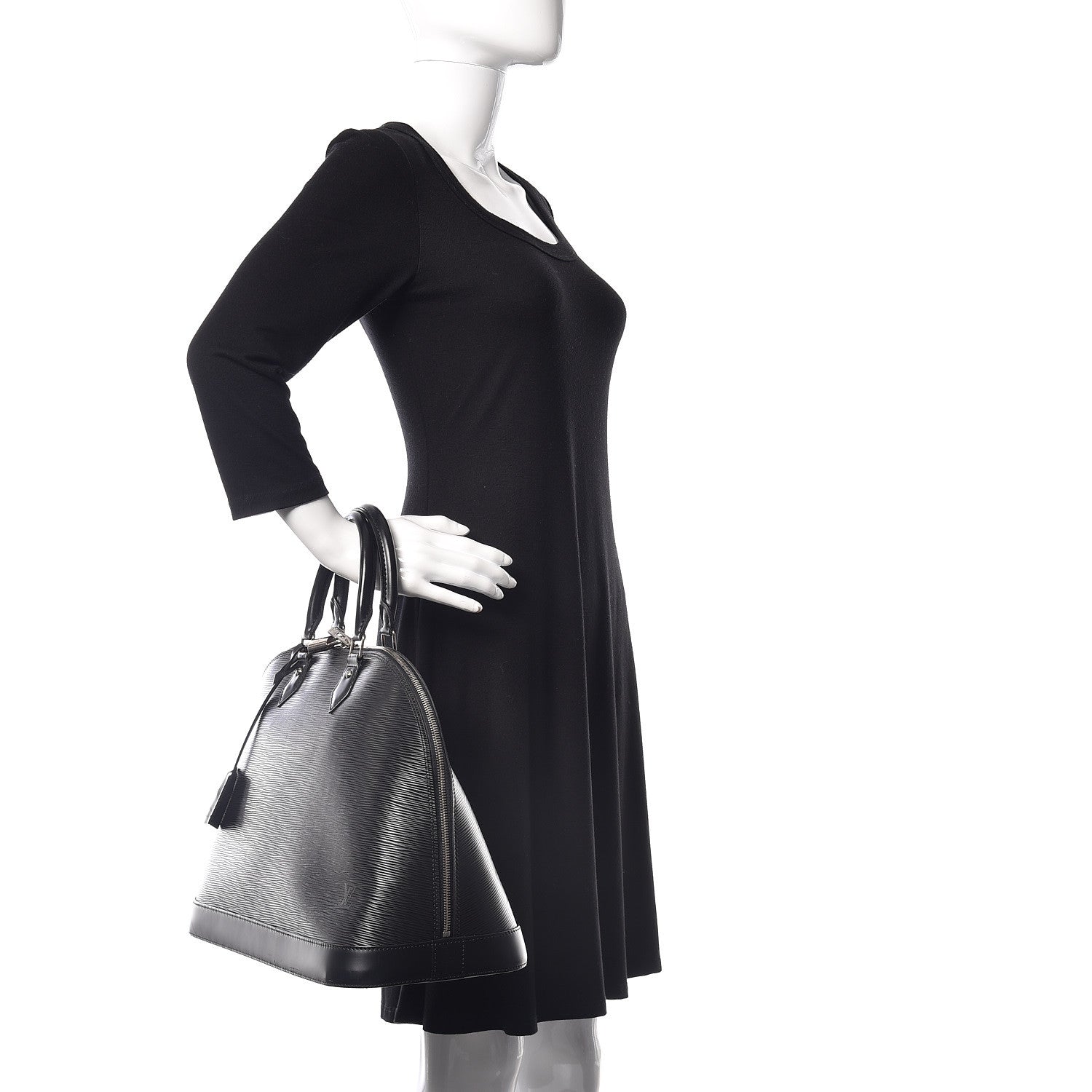Louis Vuitton Epi Alma GM Black 2 of 14