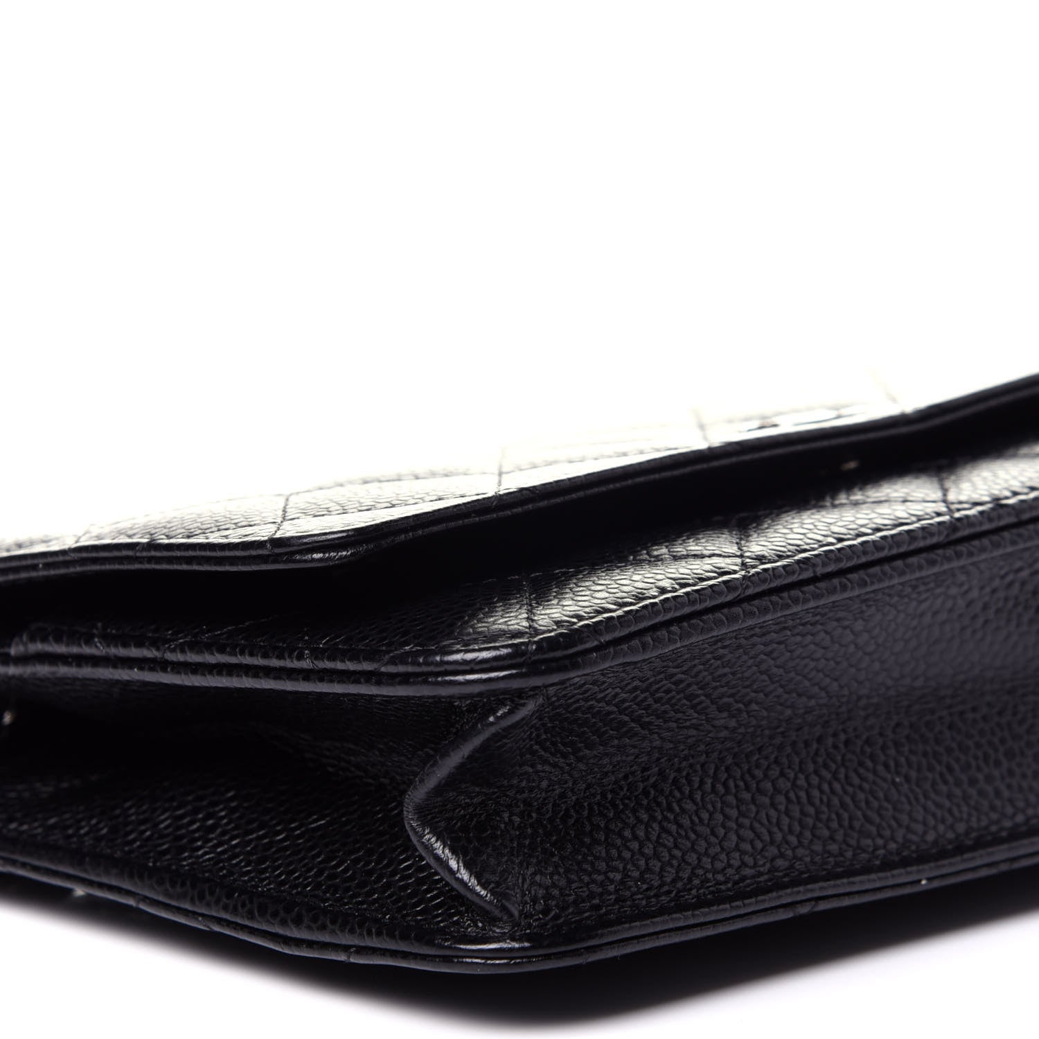 Chanel Caviar Quilted Wallet On Chain WOC Black 9 of 12