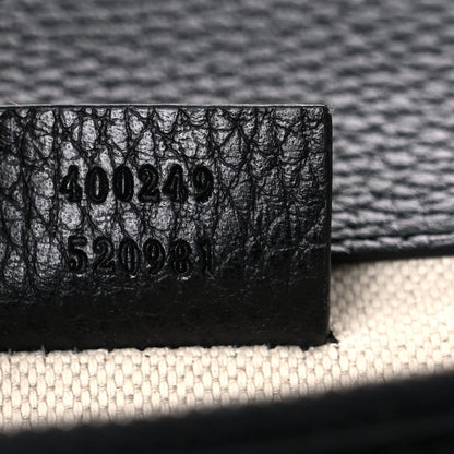 Gucci Pebbled Calfskin Small Dionysus Shoulder Bag Black 7 of 15