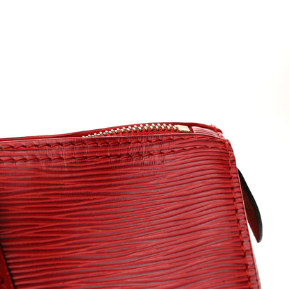 Louis Vuitton Epi Speedy 30 Castillan Red 17 of 17