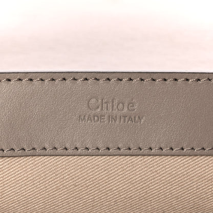 Chloe Calfskin Suede C Clutch With Chain Motty Grey 6 of 10