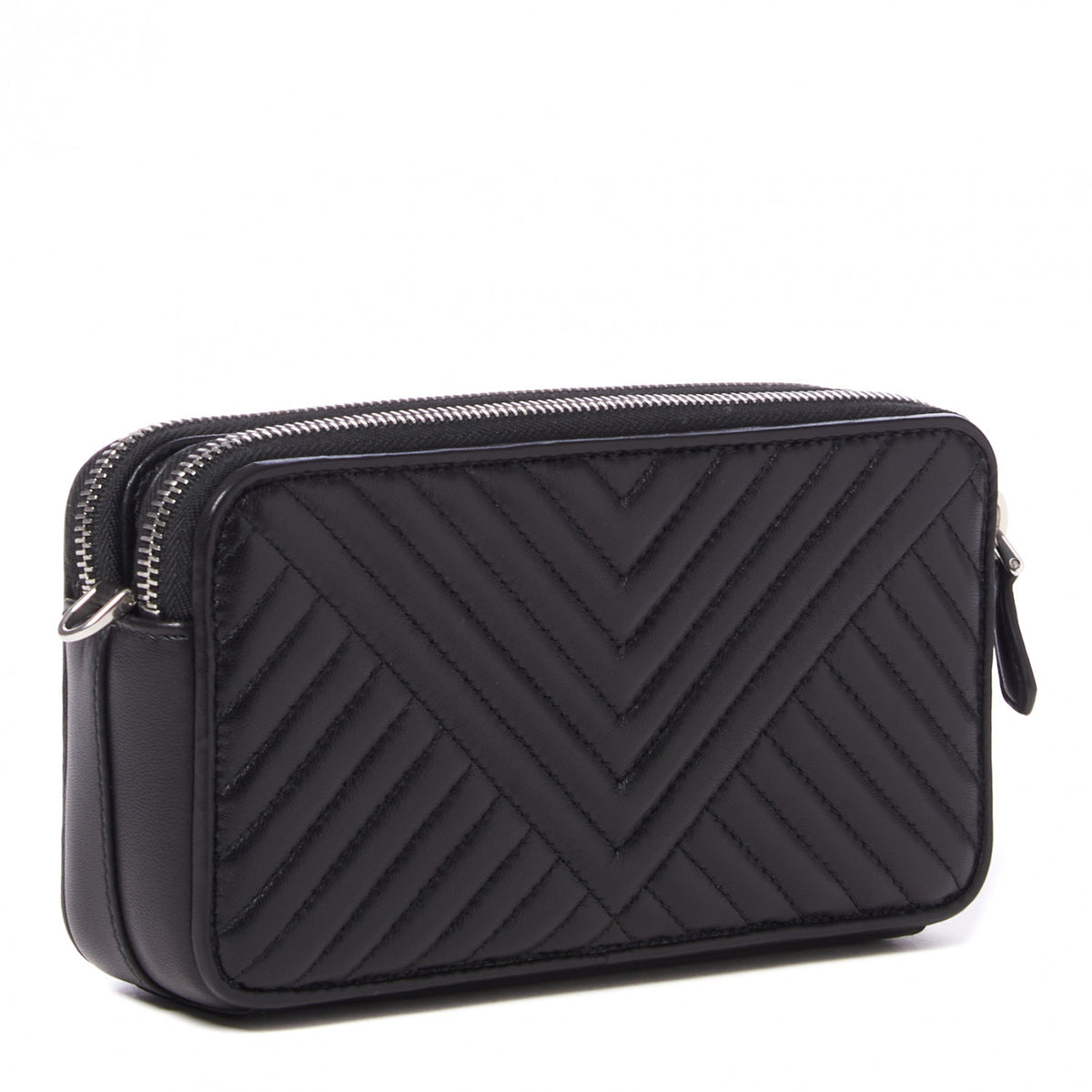 Nappa Impunture Clutch Black