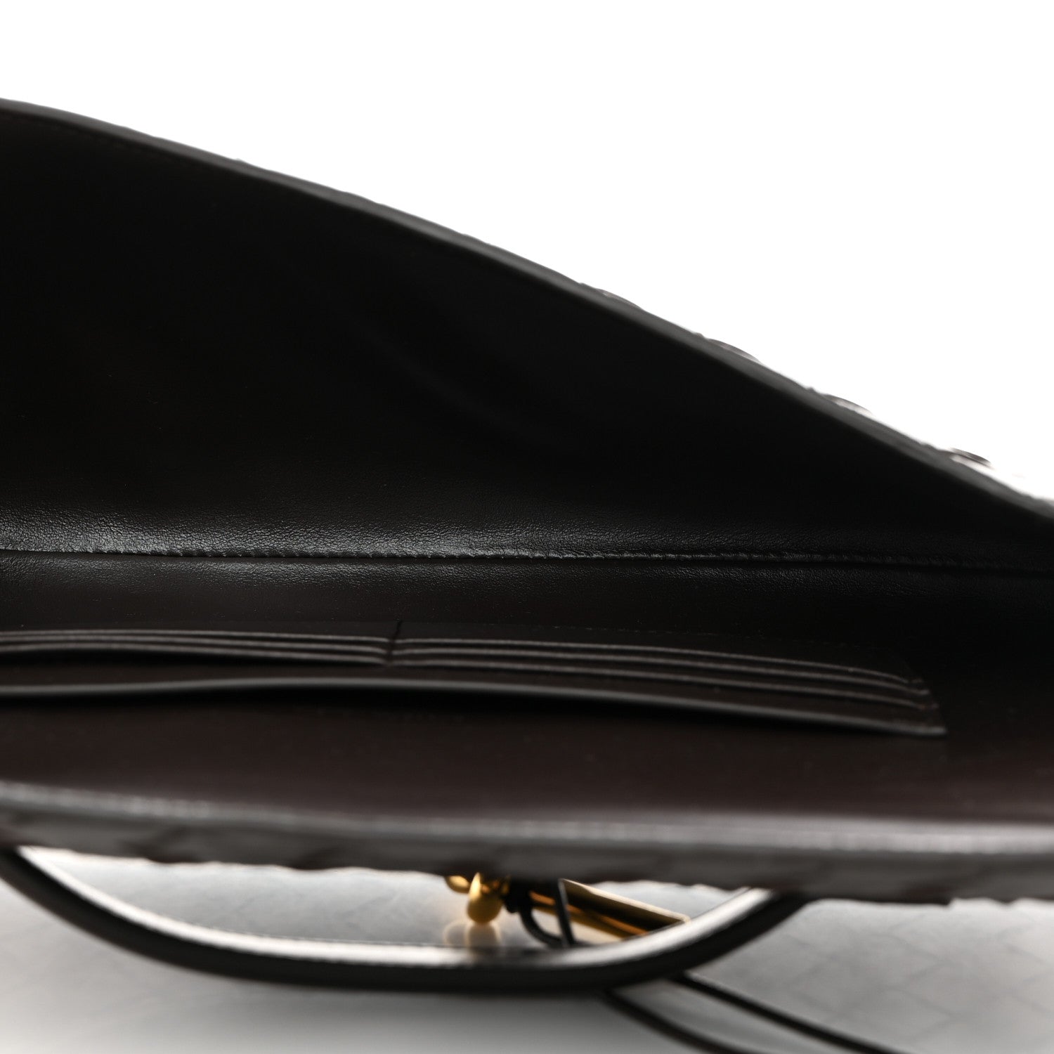 Bottega Veneta Nappa Intrecciato Long Andiamo Top Handle Clutch Fondant 5 of 7