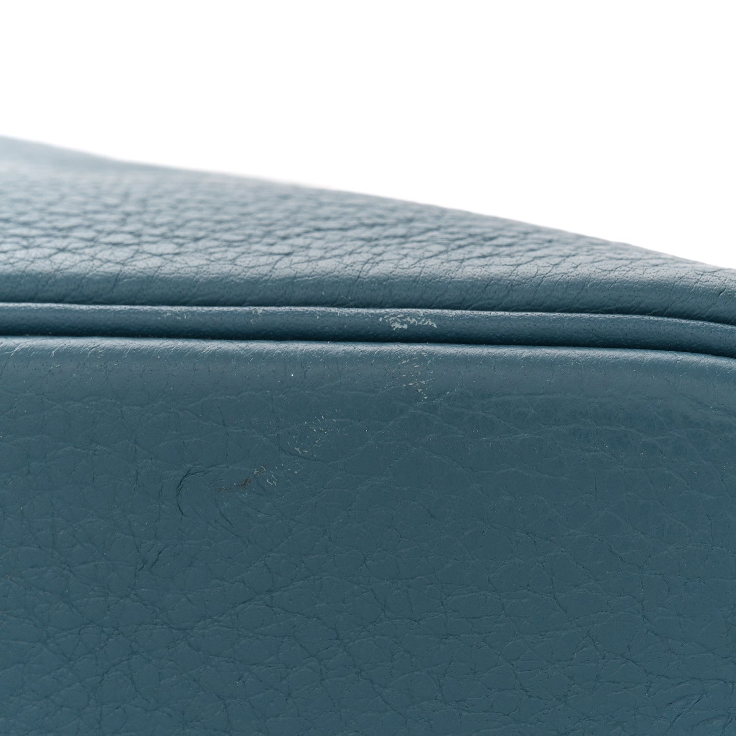 Hermes Taurillon Clemence Bolide 35 Bleu Agate 15 of 16