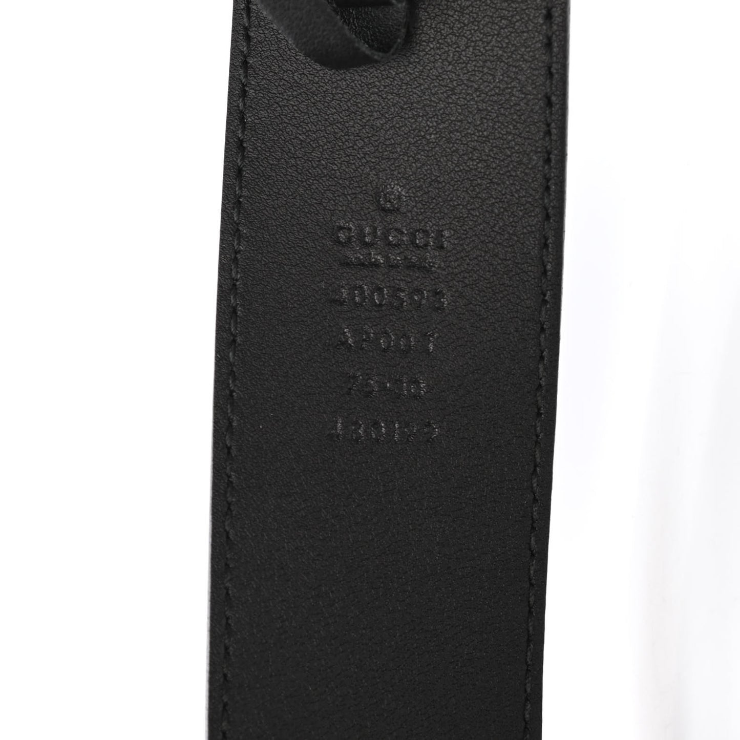 Calfskin Double G 40mm Belt 75 30 Black